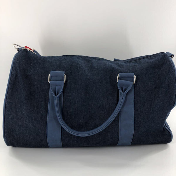 denim duffle bag