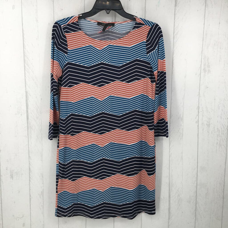 R178 XS Striped 3/4 slv top