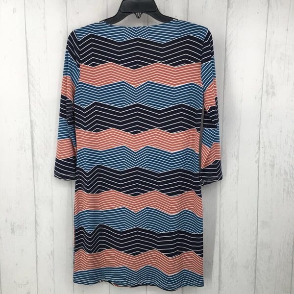 R178 XS Striped 3/4 slv top