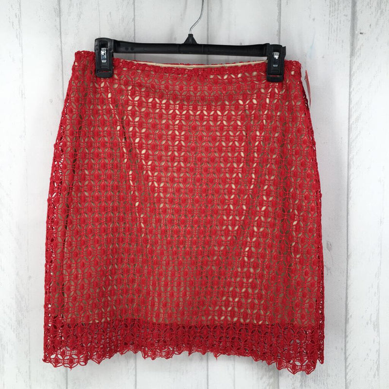 R48 L Mesh lace skirt