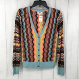 S Chevron cardigan