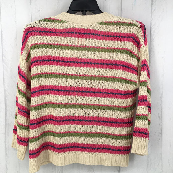 M Striped v-neck sweater