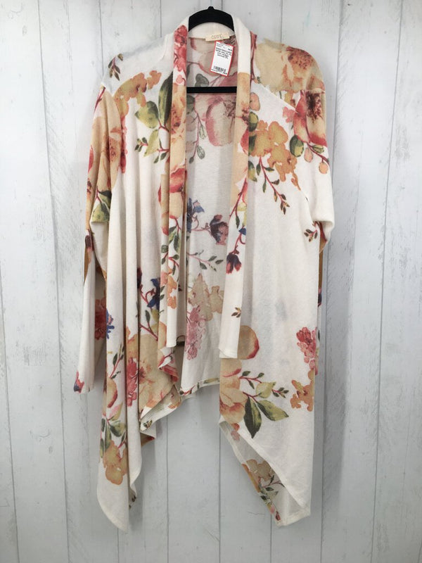 2XL Flo print cardigan