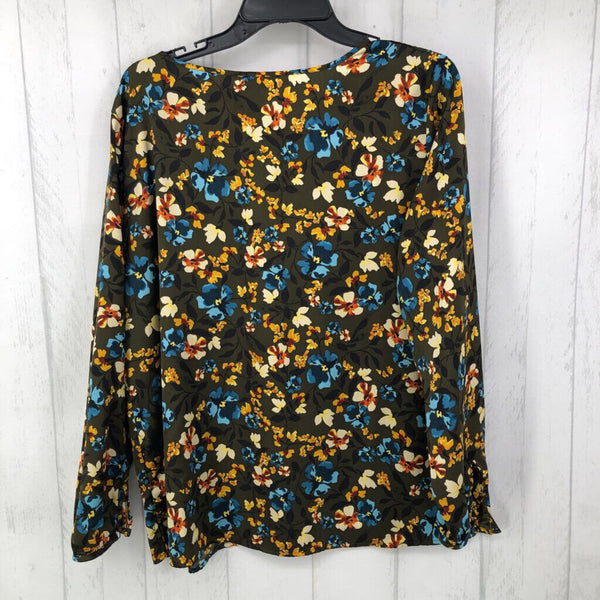 XL l/s flower print top