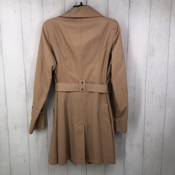 M button trench coat w/ belt