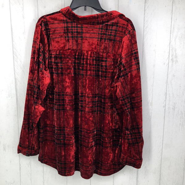 XL l/s plaid button shirt