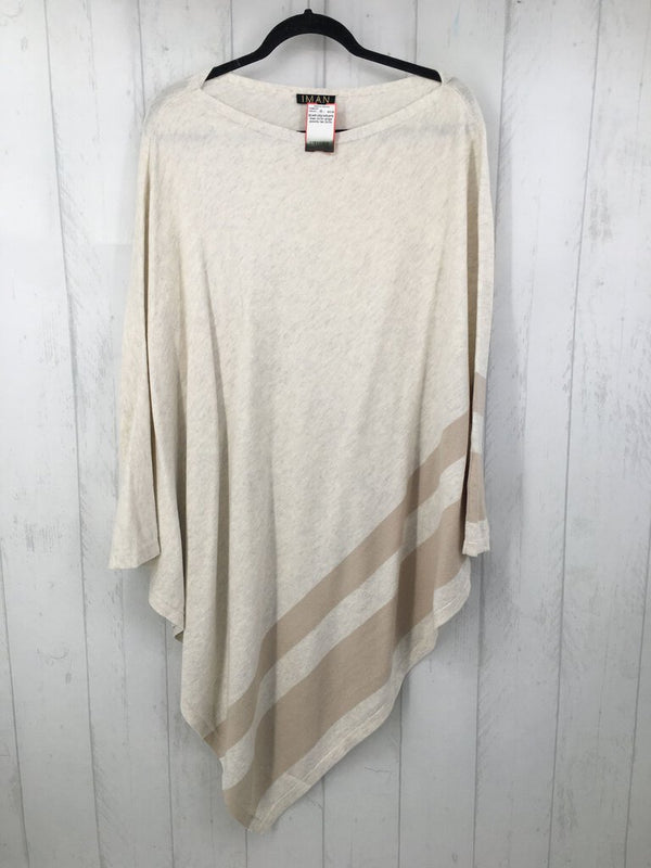 2x/3x stripe poncho