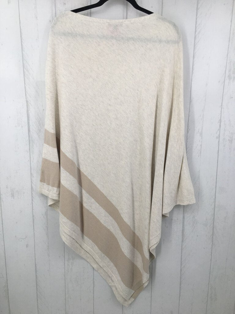 2x/3x stripe poncho