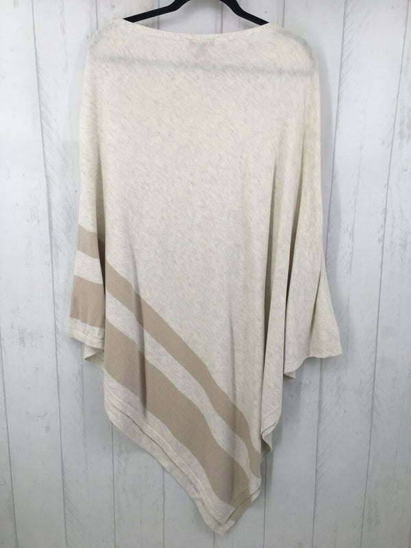 2x/3x stripe poncho