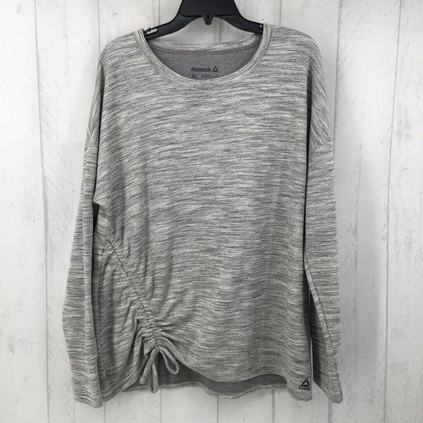 XL Marled side tie sweatshirt