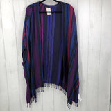 XL/1x stripe fringe wrap