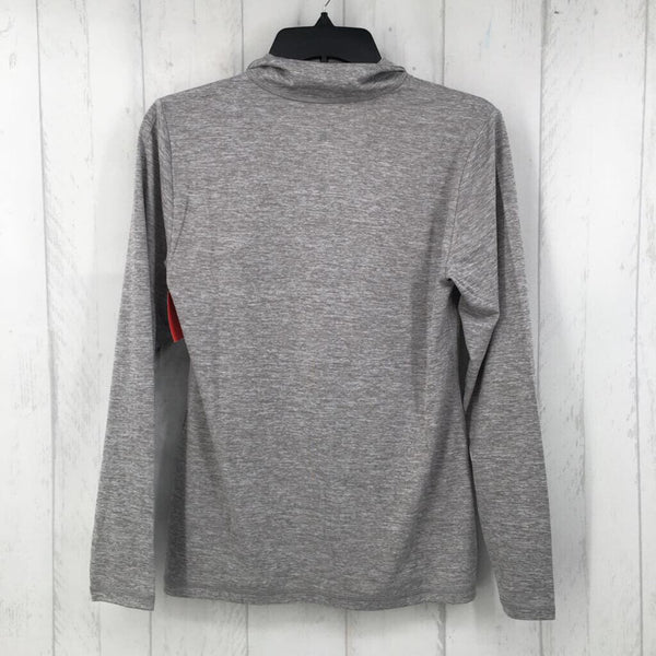 S Marled quarter zip pullover