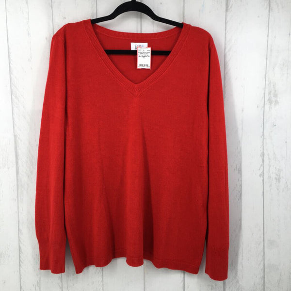 XXL l/s v-neck sweater