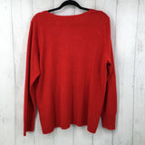 XXL l/s v-neck sweater