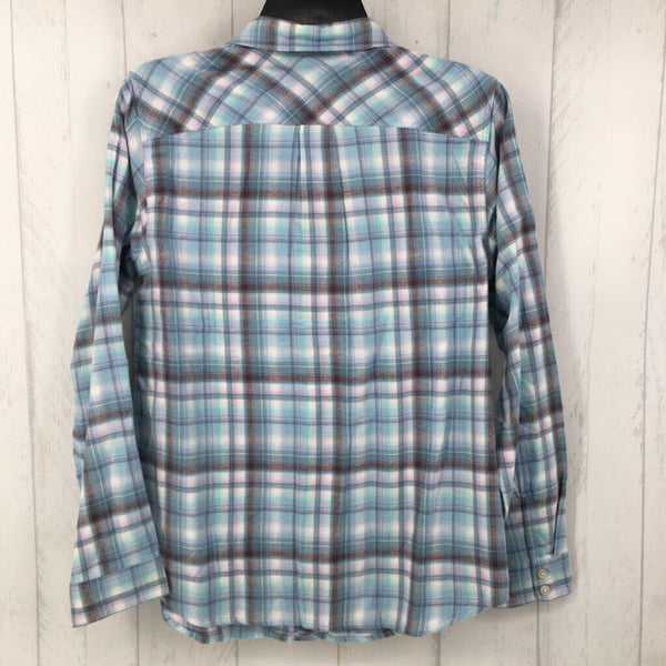 R40 M Plaid button down l/s top