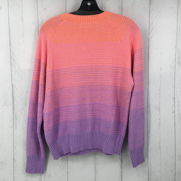 M ombre l/s crew neck sweater