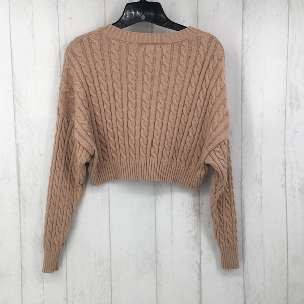 S l/s crop sweater