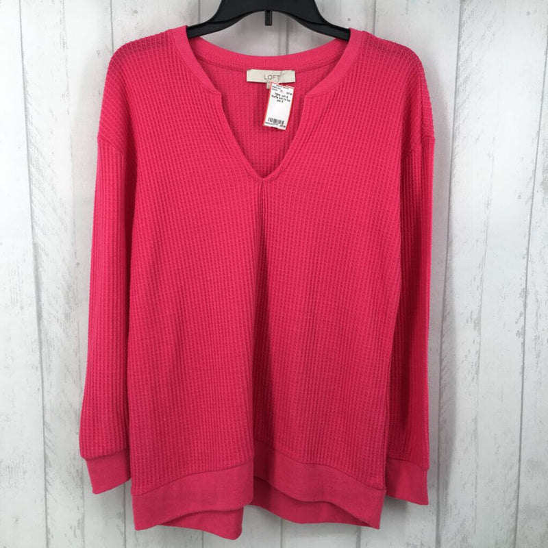 S Waffle knit l/s top