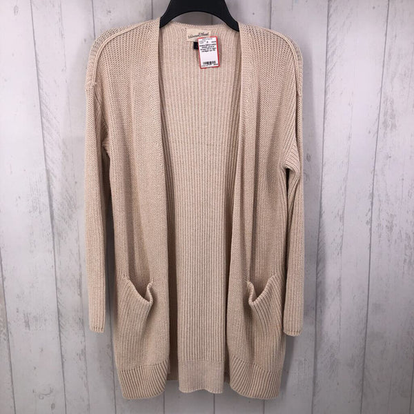 XS l/s open cardigan