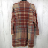 M/L Cozy plaid cardigan