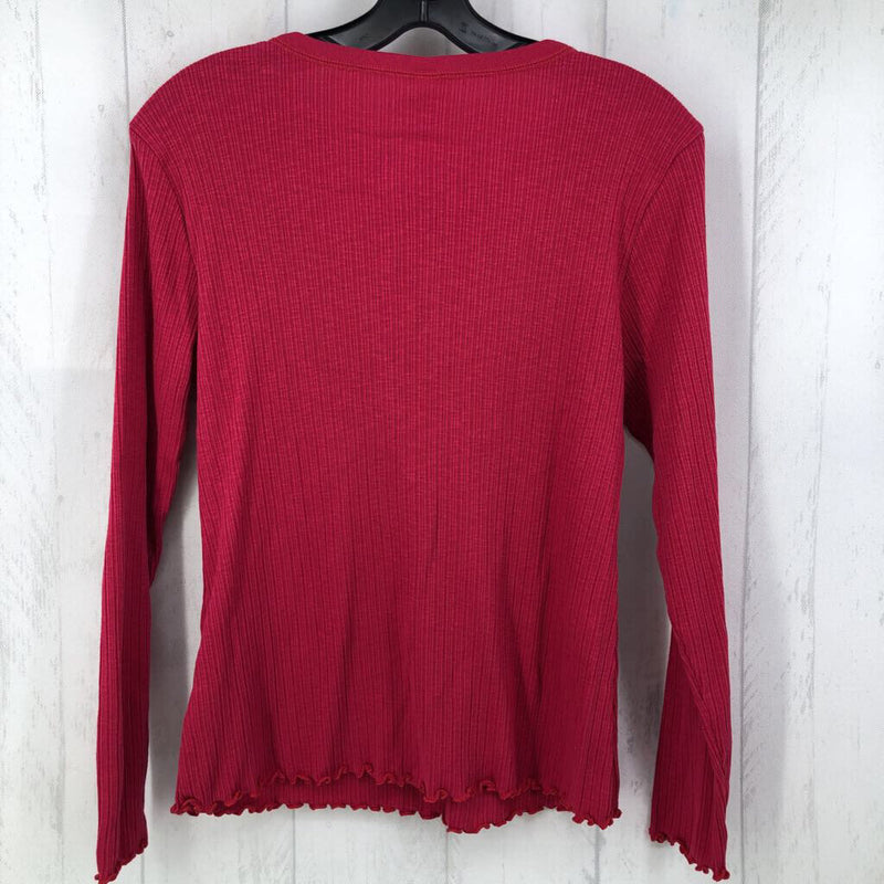 L Ribbed l/s top