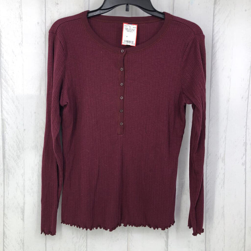 L Ribbed l/s top