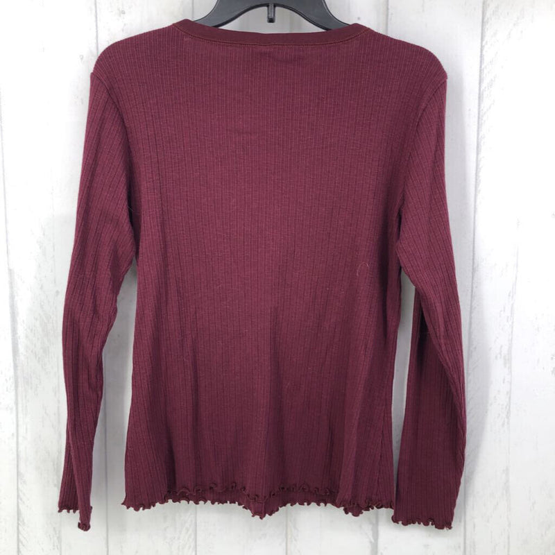 L Ribbed l/s top