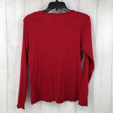 L Ribbed l/s top