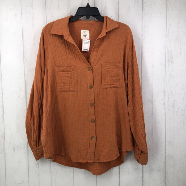 M l/s button down shirt