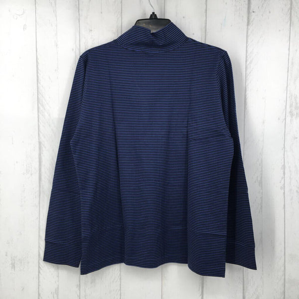 XL l/s stripe t-neck top