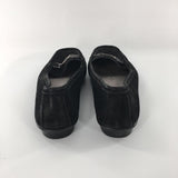 8 Leather slip on buckle loafer