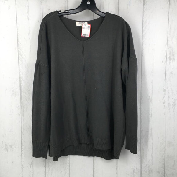 L l/s v-neck sweater