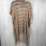 S/M fringe s/s cardigan