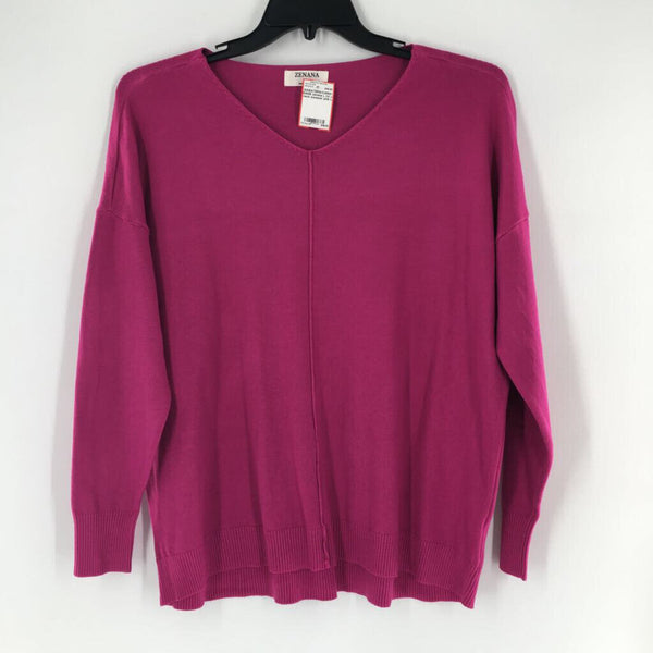 L l/s v-neck sweater