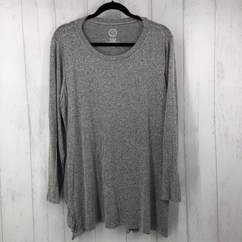 1 l/s side slit scoop neck top