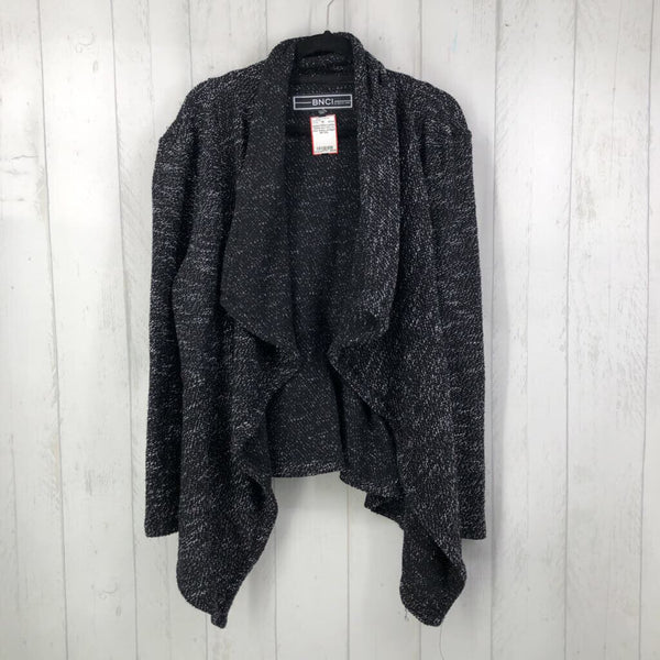 XXL l/s open drape cardigan