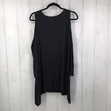 R55 XXL l/s cold shoulder top