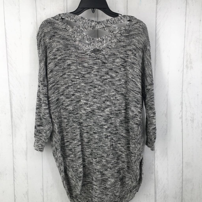 R50 S 3/4 slv scoop neck sweater