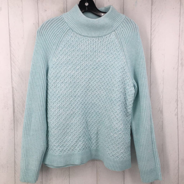 XL l/s mock neck sweater