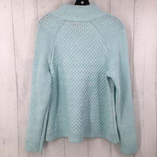 XL l/s mock neck sweater