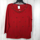 R119 XLp l/s embellished sweater