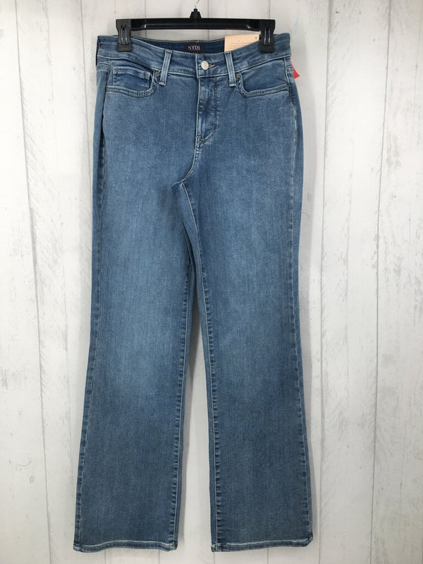 6 slim flare jeans