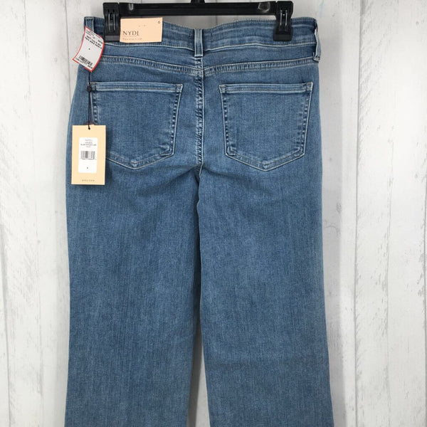 6 slim flare jeans