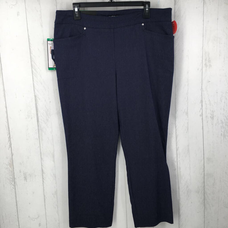 XL slim leg pull on pants