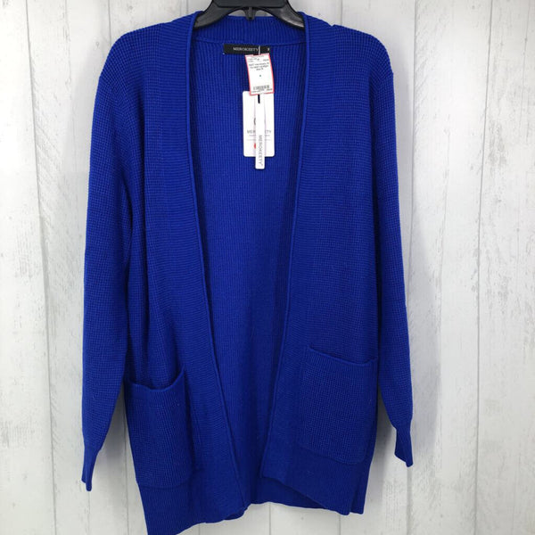 M l/s open cardigan