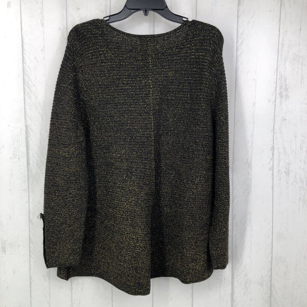 XL l/s shimmer scoop neck sweater