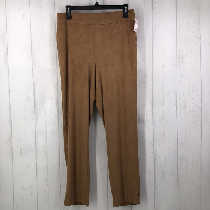 M Faux suede pants