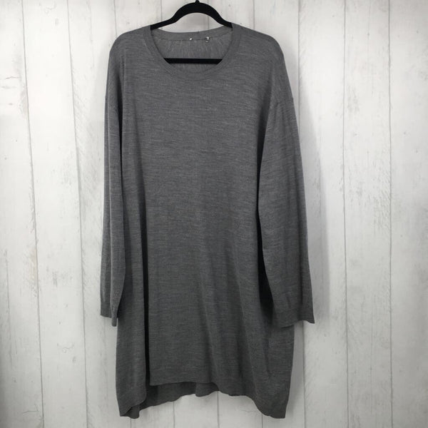 3X Crewneck tunic sweater