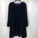 2X Velvet l/s dress