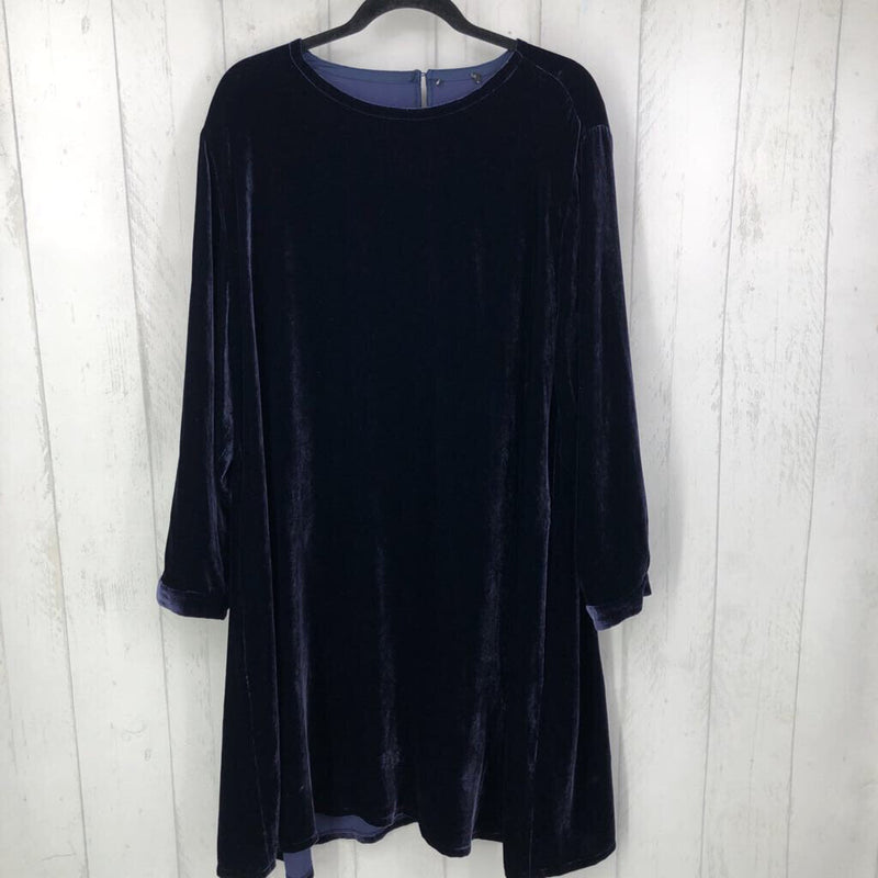 2X Velvet l/s dress